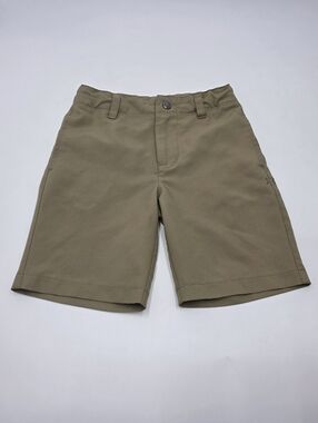 Under Armour boys' khaki performance shorts size 5